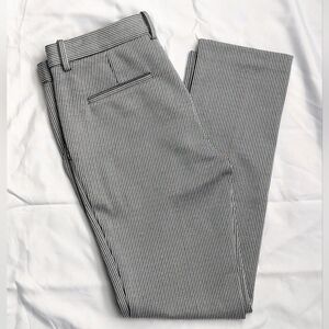 NWOT Theory Women's Linear Knit Slim Trouser, Black & White, Size 6